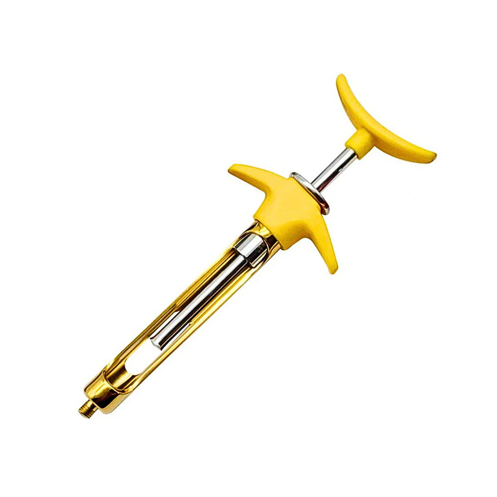 Premium Dental Syringe with Yellow Handle for Professional Use