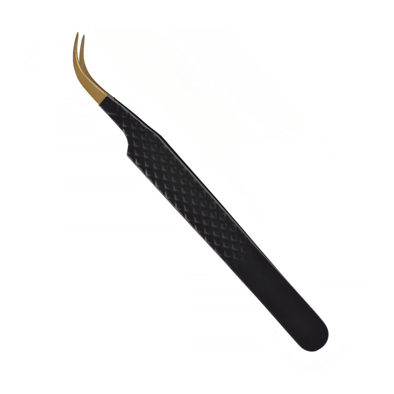 High Precision C-Point Tweezers for Lash Artists