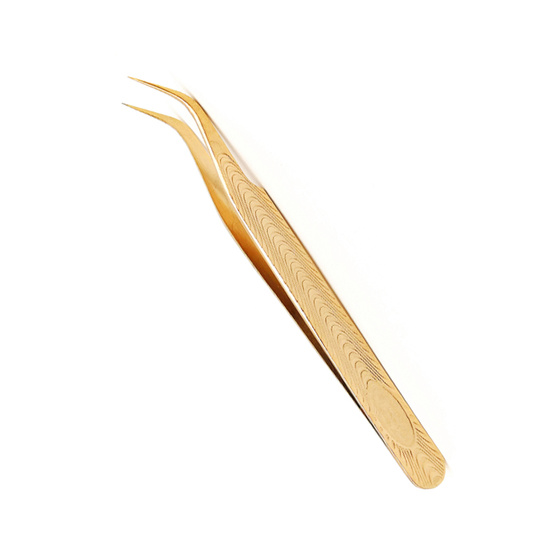 Premium Professional C-Point Lash Isolation Tweezers for Eyelash Extensions