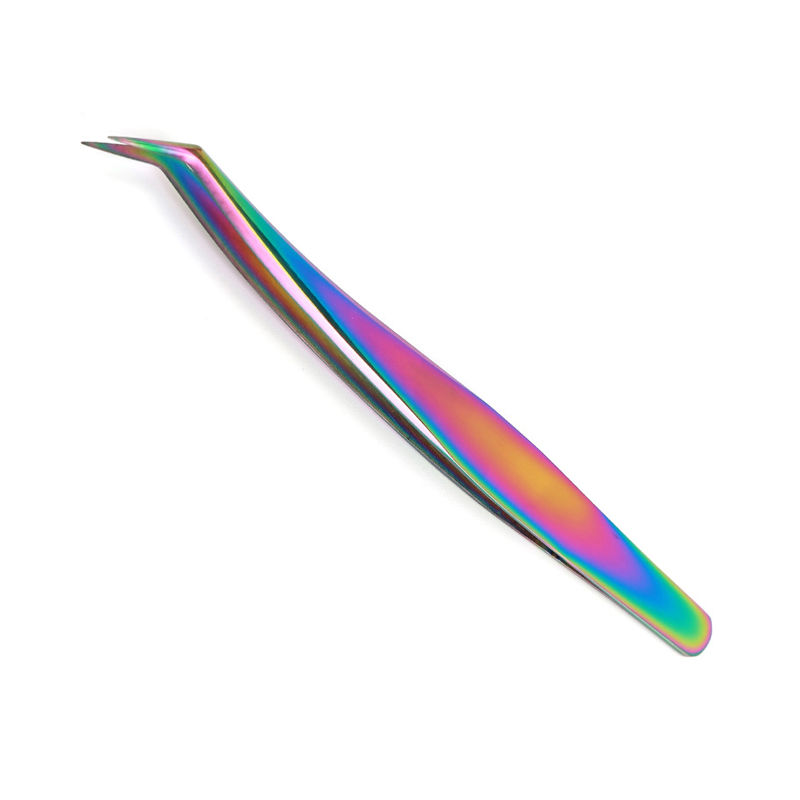 High Precision Curved Tip Lash Tweezers for Professionals