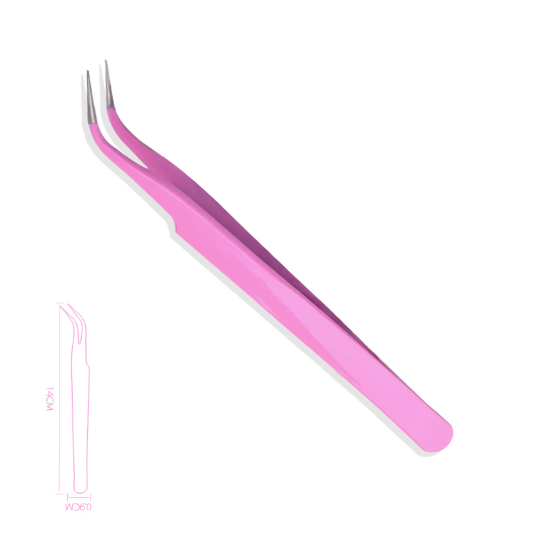Professional Curved Tip Tweezers for Lash Artists