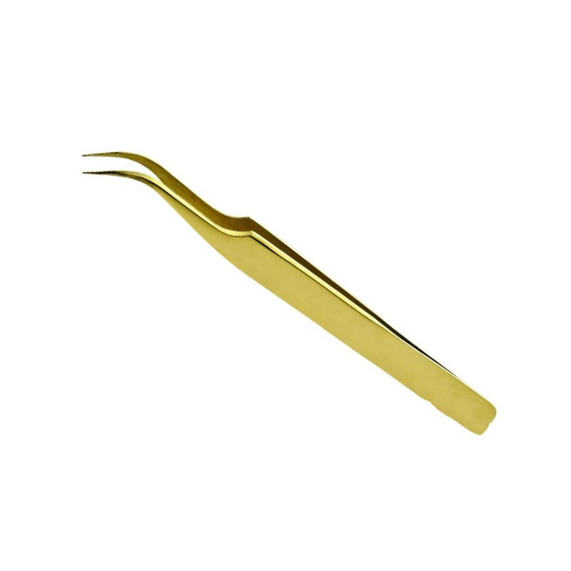 Premium Fine Bent Volume Tweezers for Eyelash Extensions