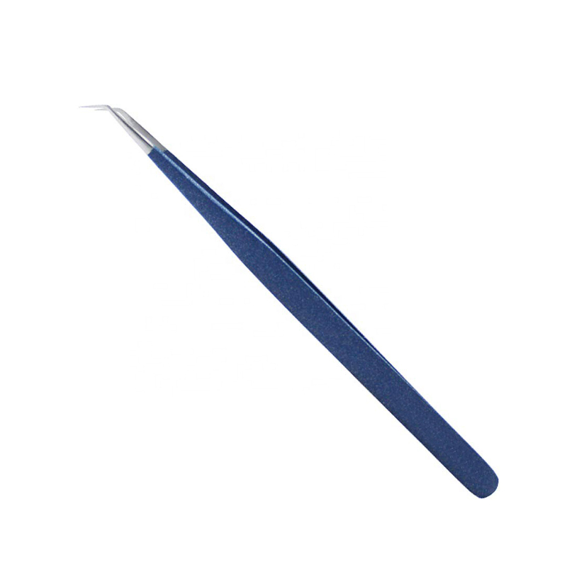 High Precision Fine Bent Tweezers for Lash Fan Creation