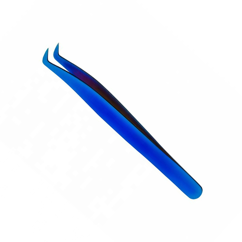Premium Fine Bent Volume Tweezers for Eyelash Extensions