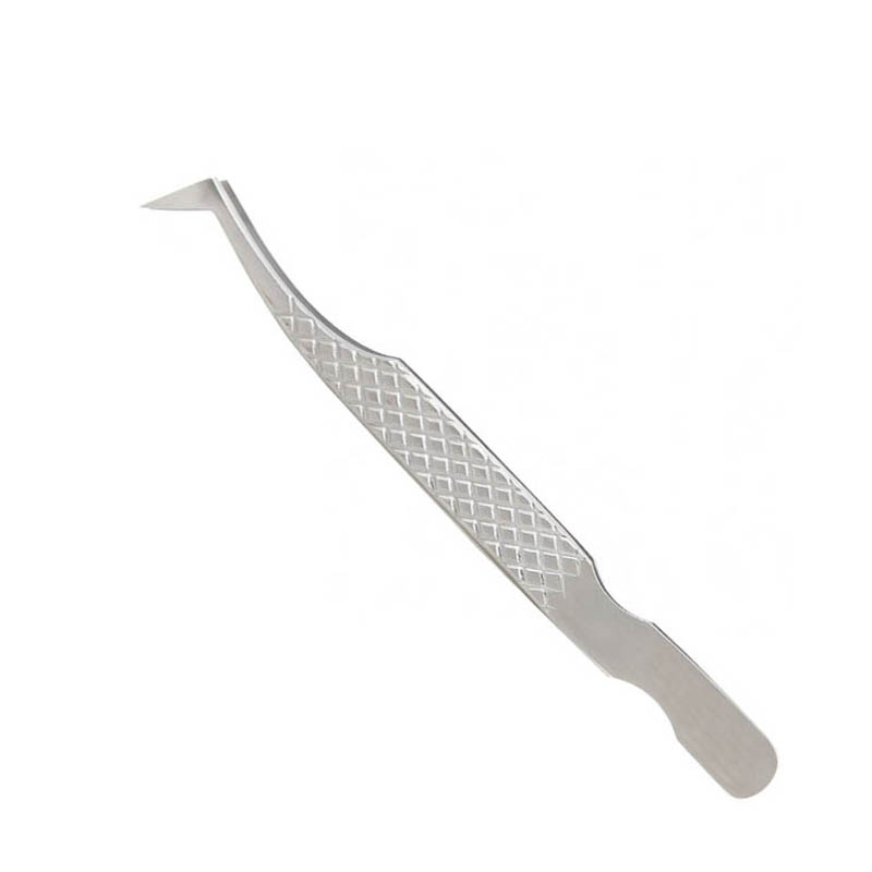 Premium Salon Grade Pro Half Round Volume Tweezers for Eyelash Extensions