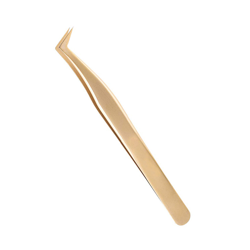 Premium Russian Volume 75 Degree Tweezers for Eyelash Extensions\