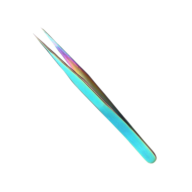 Stainless Steel Slim Straight Isolation Tweezer for Professional Use