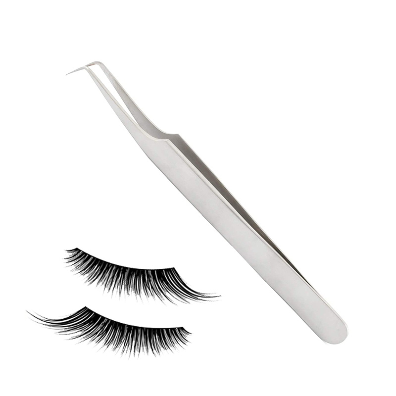 Anti-Rust STR L-Type Lash Tweezers for Professionals