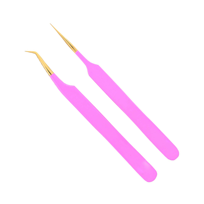 High Precision Straight Isolation Tweezers for Lash Artists