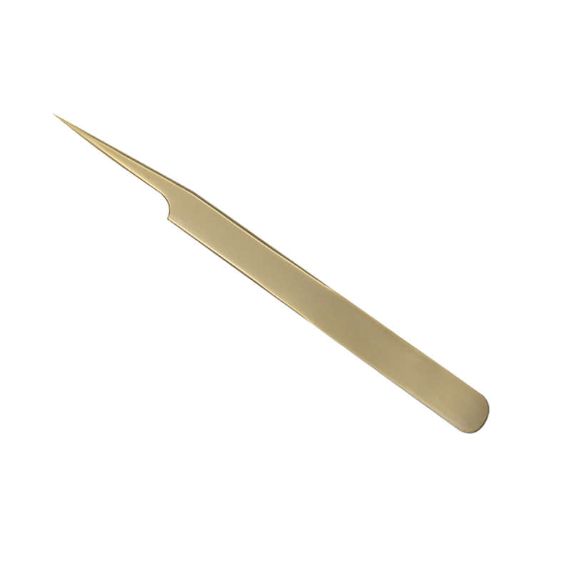 Stainless Steel Straight Isolation Tweezers for Professional Use
