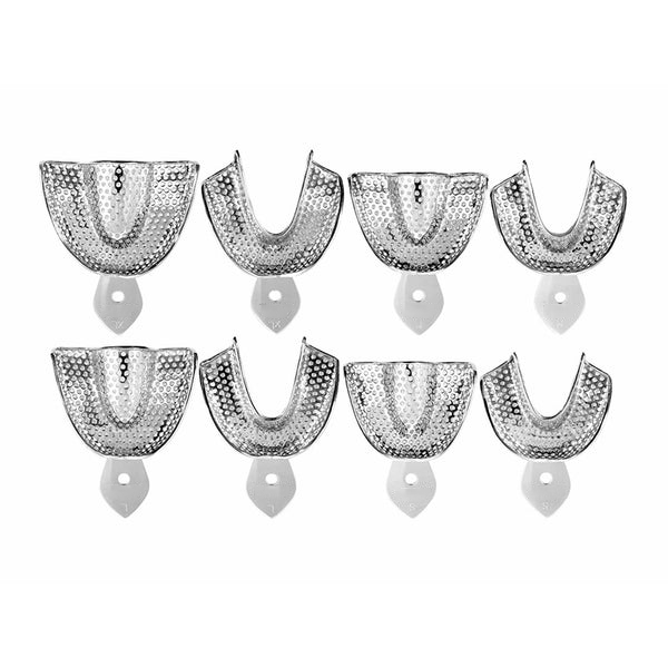 Dental Impression Trays S, M, L, XL 8 pcs