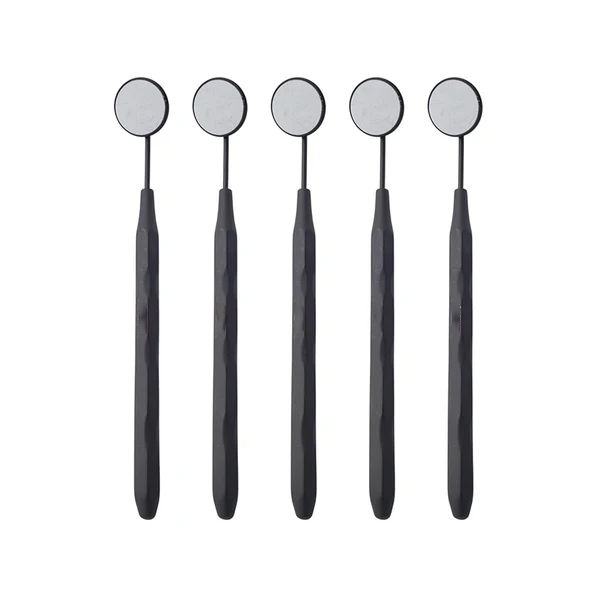Dental Mirror Matte Black Set of 5 Mouth Mirror for General and Laser Dentist