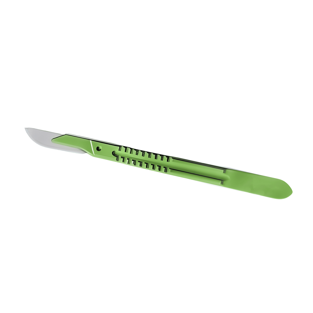 Disposable Scalpels Stainless Steel Blade Plastic Handle Size 20