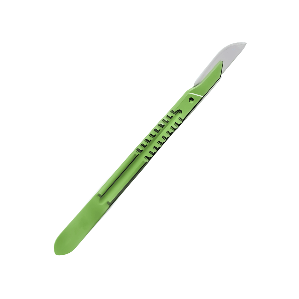 Disposable Scalpels Stainless Steel Blade Plastic Handle Size 21