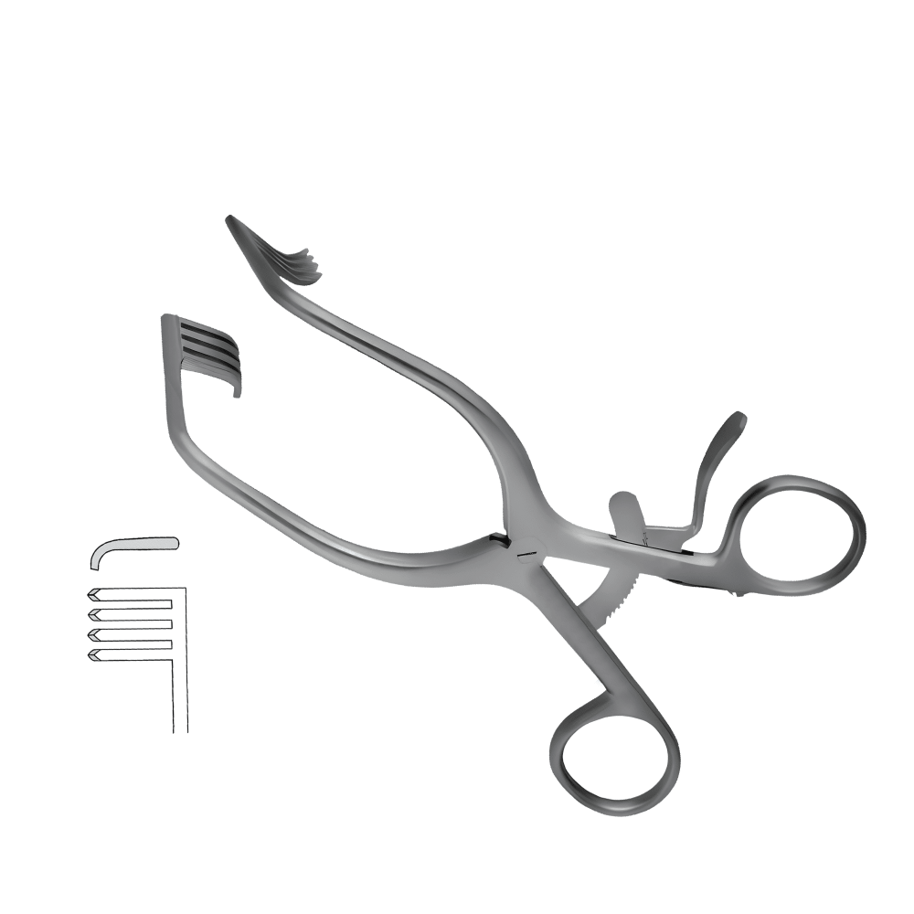 Frazier Retractor 3 1/4? Spread 3X4 Blunt