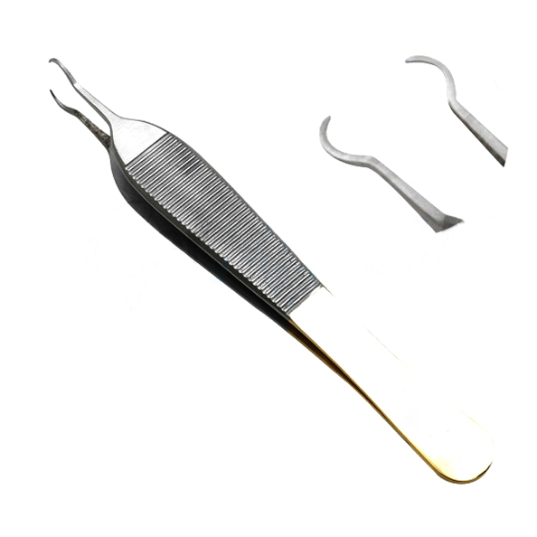 Skin Hook Forceps Straight Delicate